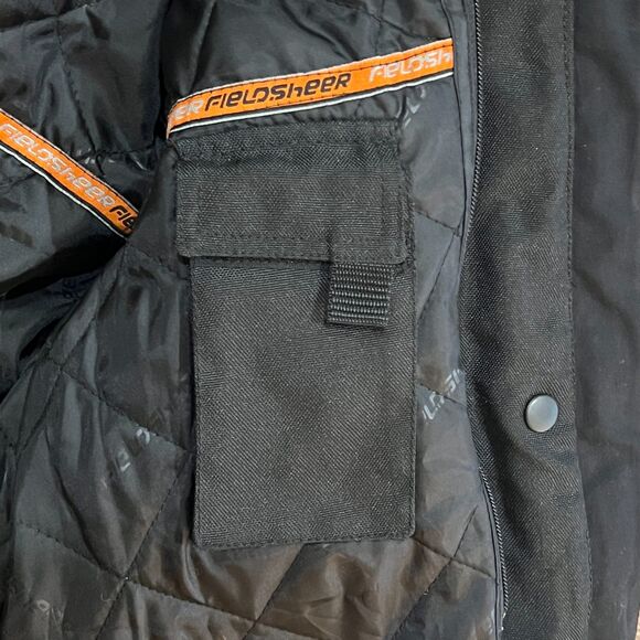 Fieldsheer FS Black Leather Padded Motorcycle Riding Jacket - Women's 8 - Picture 12 of 12